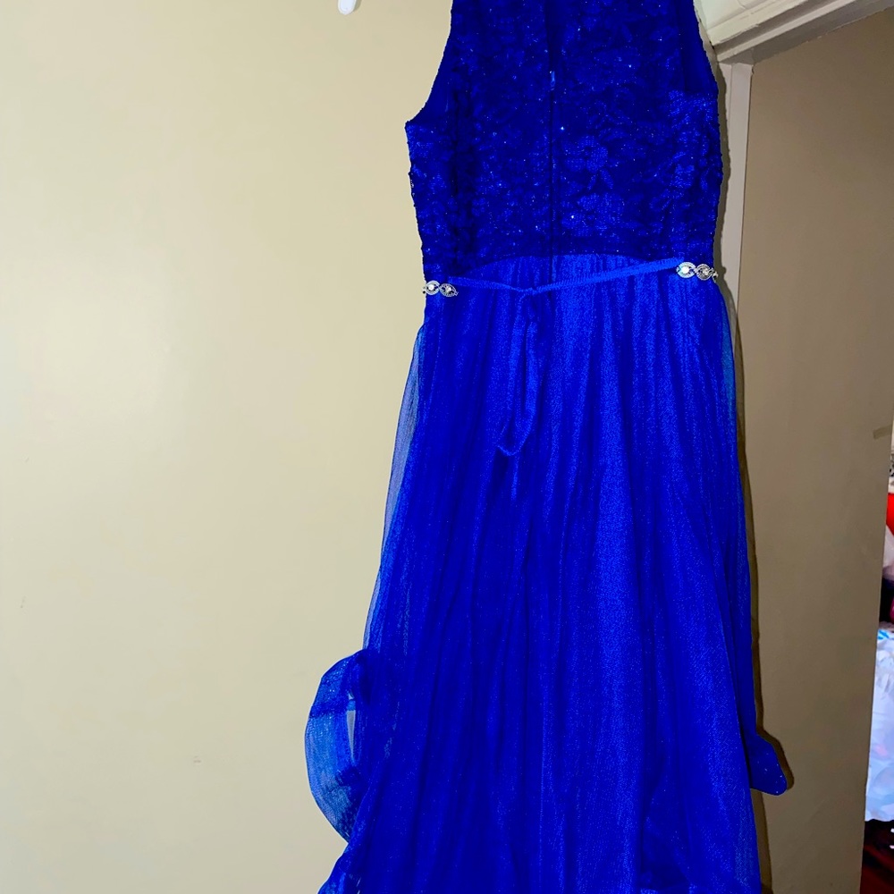 Royal blue dress